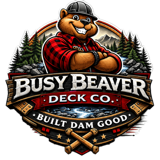 Busy Beaver Deck Co. — Built Dam Good emblem